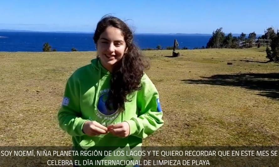 Niña Planeta llamó a convertirse en héroes del medio ambiente en el Día Internacional de Limpieza de Playas