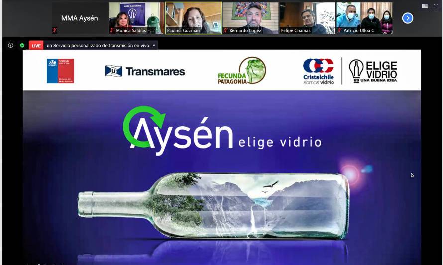 Por una Patagonia sin residuos: Inauguran campaña de reciclaje Aysén Elige Vidrio