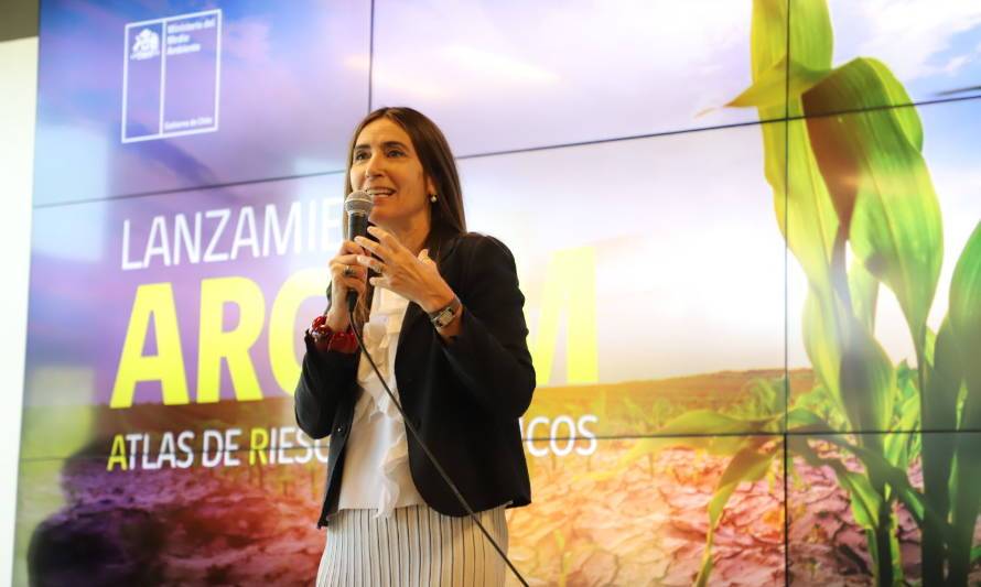 Ministra Schmidt lanza atlas de riesgo climático que muestra amenazas y oportunidades frente al cambio climático