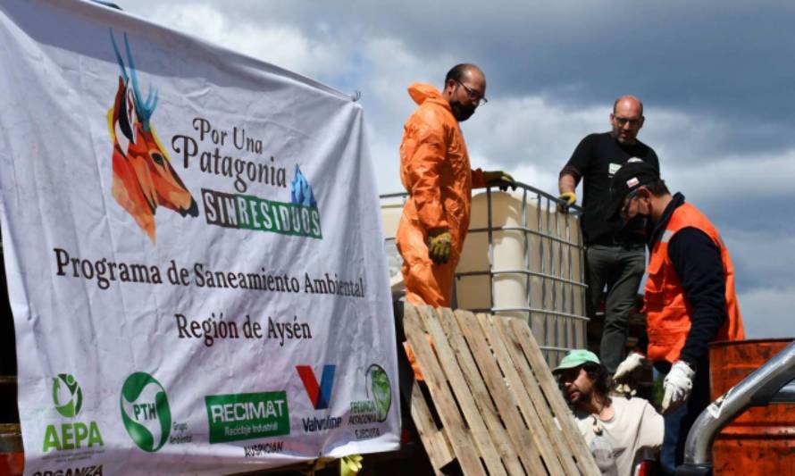 Por una Patagonia sin residuos: Chatarra automotriz está siendo retirada de la región de Aysén