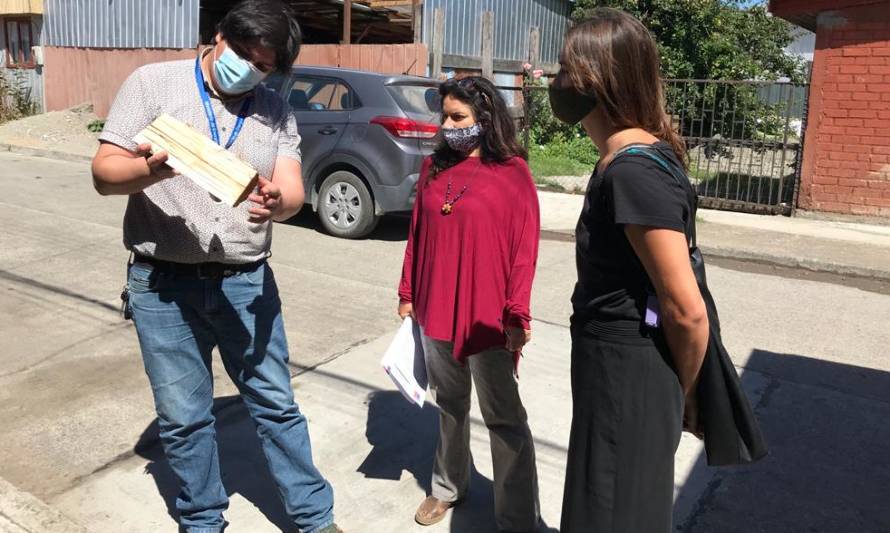 Capacitan a las familias de la comuna de Llanquihue en el buen uso de la leña