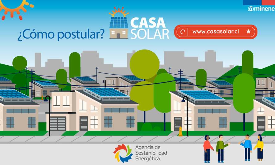 Seremi de Energía de Los Lagos llama a las familias de Puerto Montt a postular al programa Casa Solar