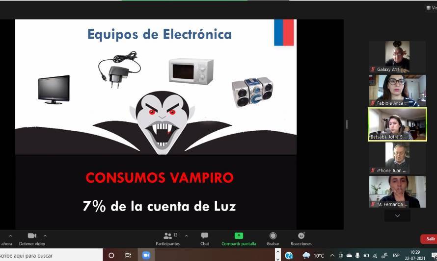 Adultos mayores de la provincia de Osorno aprenden a ahorrar energía en sus hogares