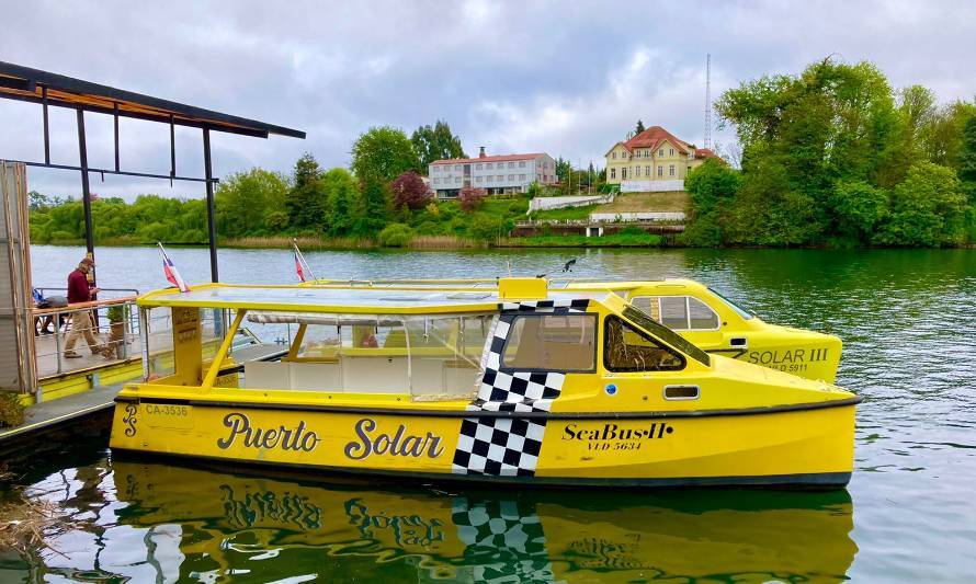 Transporte público fluvial en Valdivia: Más de 8 mil personas ya lo han utilizado