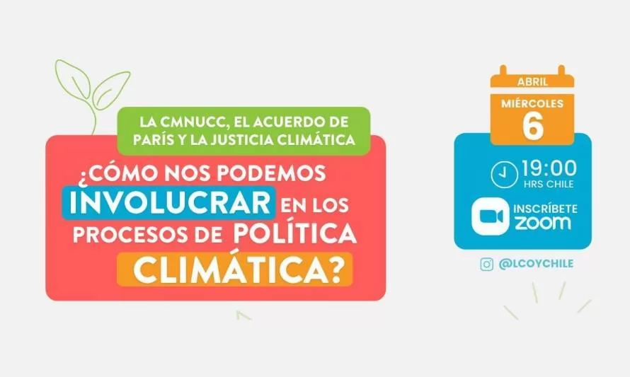 LCOY invita a conversatorio para aprender sobre política climática 