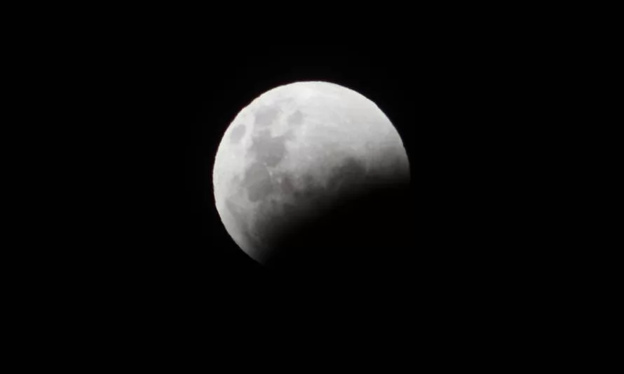 Así se vio desde Los Ríos el primer eclipse total de luna