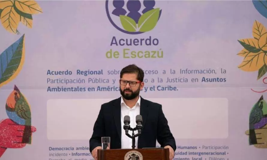 Acuerdo de Escazú entra en vigencia en Chile