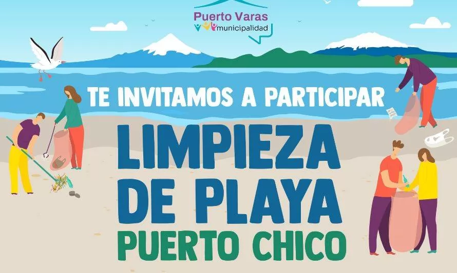 Invitan a puertovarinos a sumarse a limpieza de playa en Puerto Chico