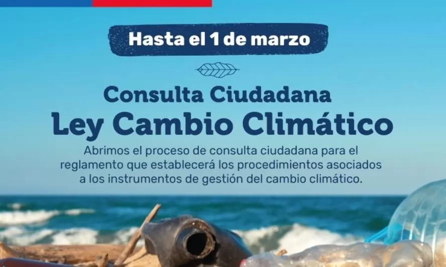 Abren proceso de consulta ciudadana en el marco de la Ley de Cambio Climático