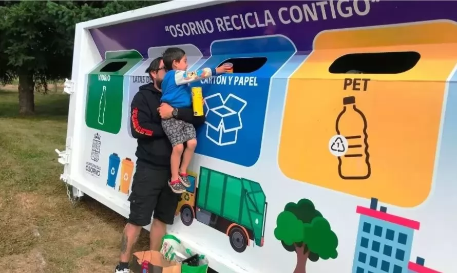 Osorno ha reciclado más de 70 mil kilos de materiales en un mes