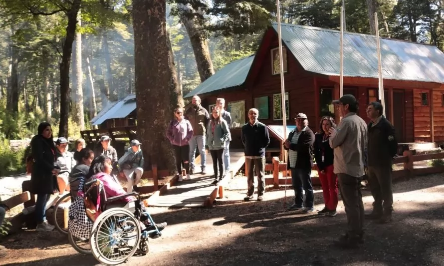 Inauguran sendero inclusivo en acceso sur de Parque Nacional Villarrica