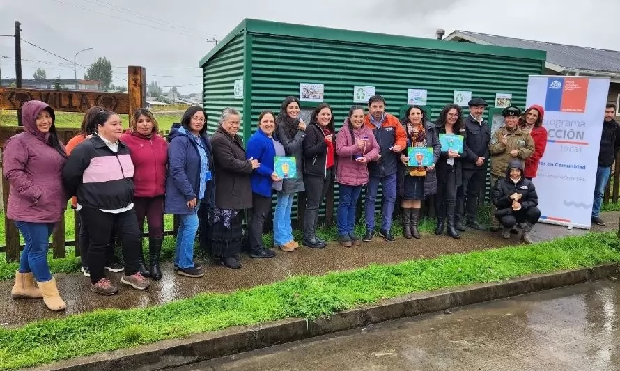 Con entrega de composteras inauguran puntos limpios junto a vecinos de Aysén 