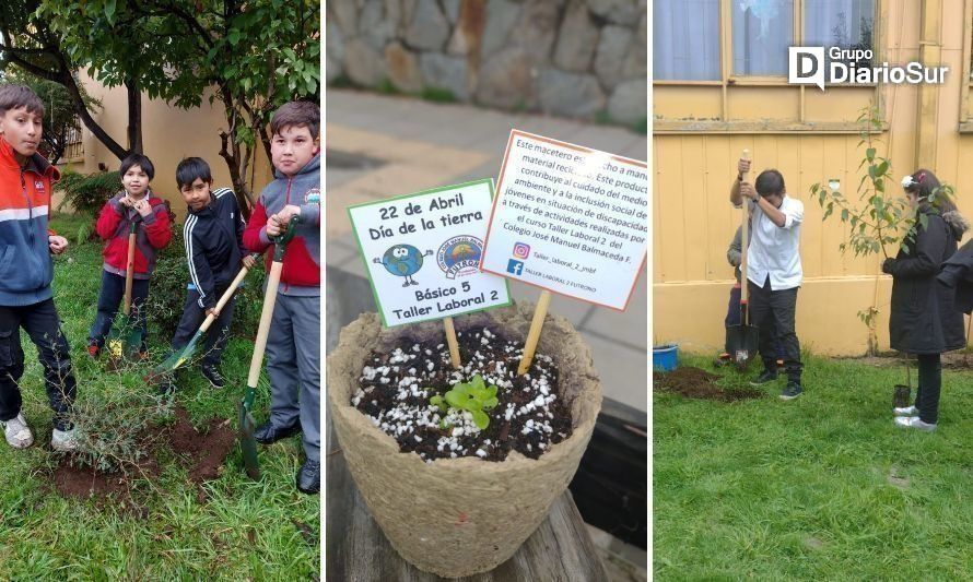 Comunidad del Colegio Balmaceda de Futrono celebra el Día de la Tierra