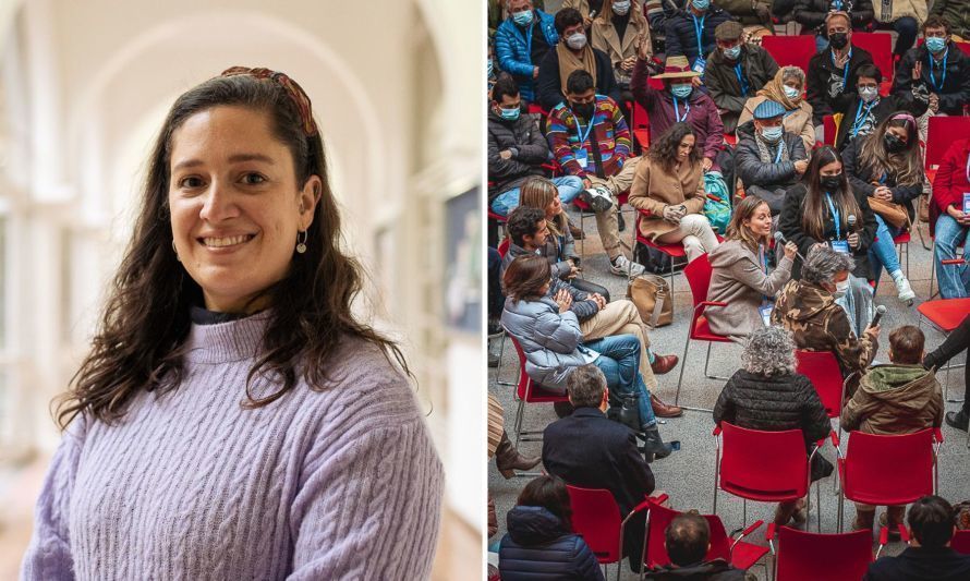 María Jesús Aldunate, directora de encuentros Corporación 3xi, destaca el desafío del “Encuentro Somos + Los Lagos”. Crédito: Cedida.