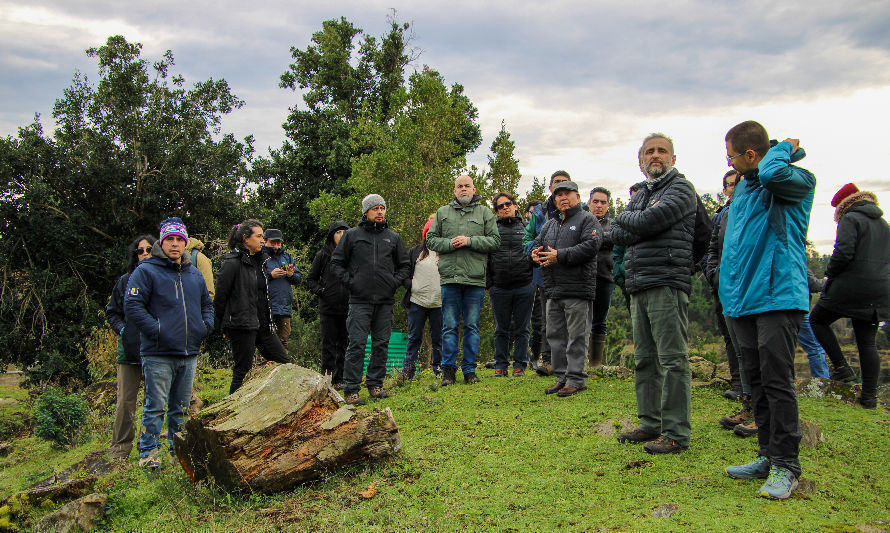 Delegación ONU conoce experiencia de restauración de bosques nativos en Los Ríos