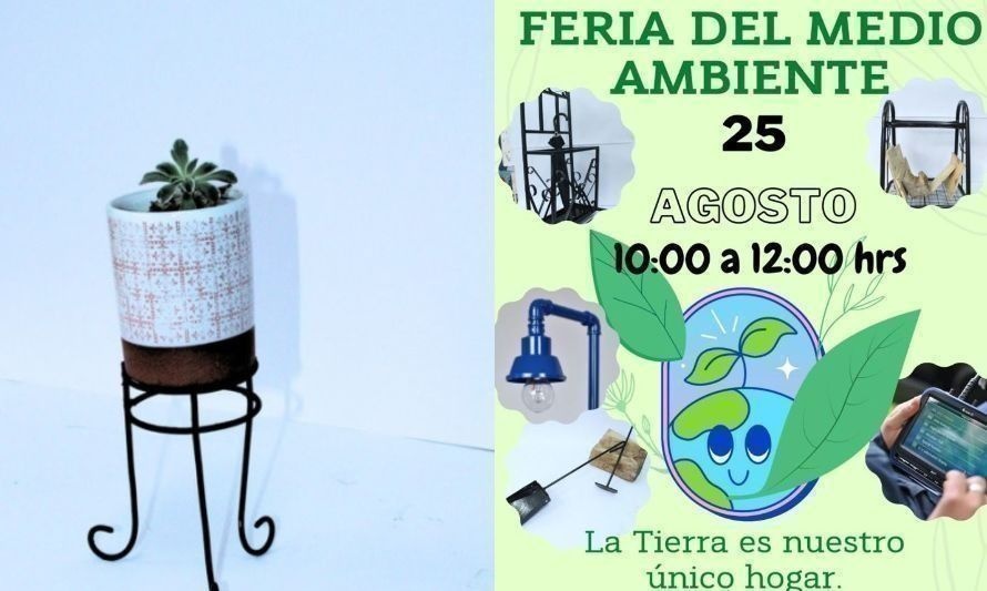 Feria Medioambiental invita a conocer productos ecoamigables fabricados por estudiantes valdivianos