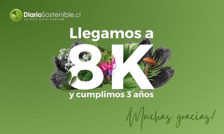 Se alcanzaron 8 mil seguidores en el instagram @diariosostenible.cl.