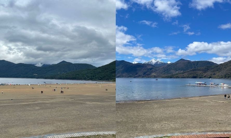 Buenas noticias: aumenta nivel de agua en lago Caburgua 