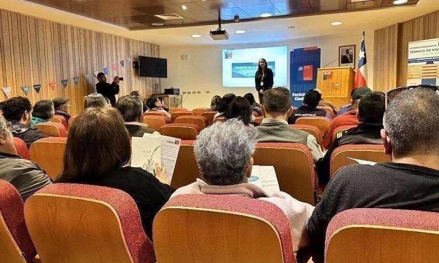 Comienzan talleres ciudadanos del proyecto de descontaminación de aire en Puerto Aysén