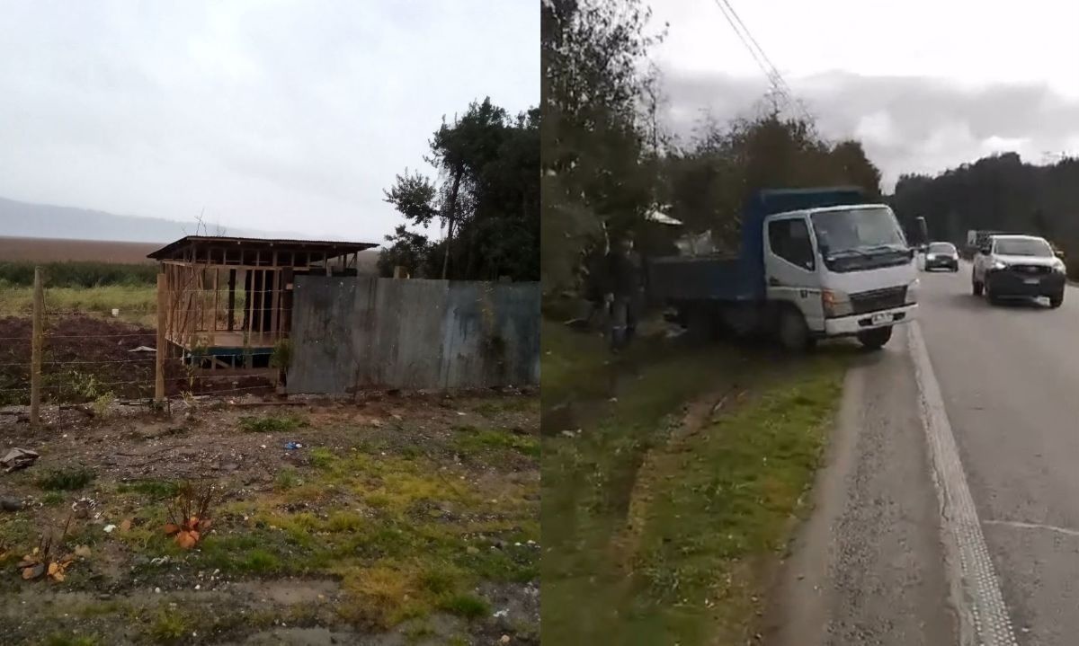 Con las manos en la masa: sorprenden a persona rellenando humedal Angachilla