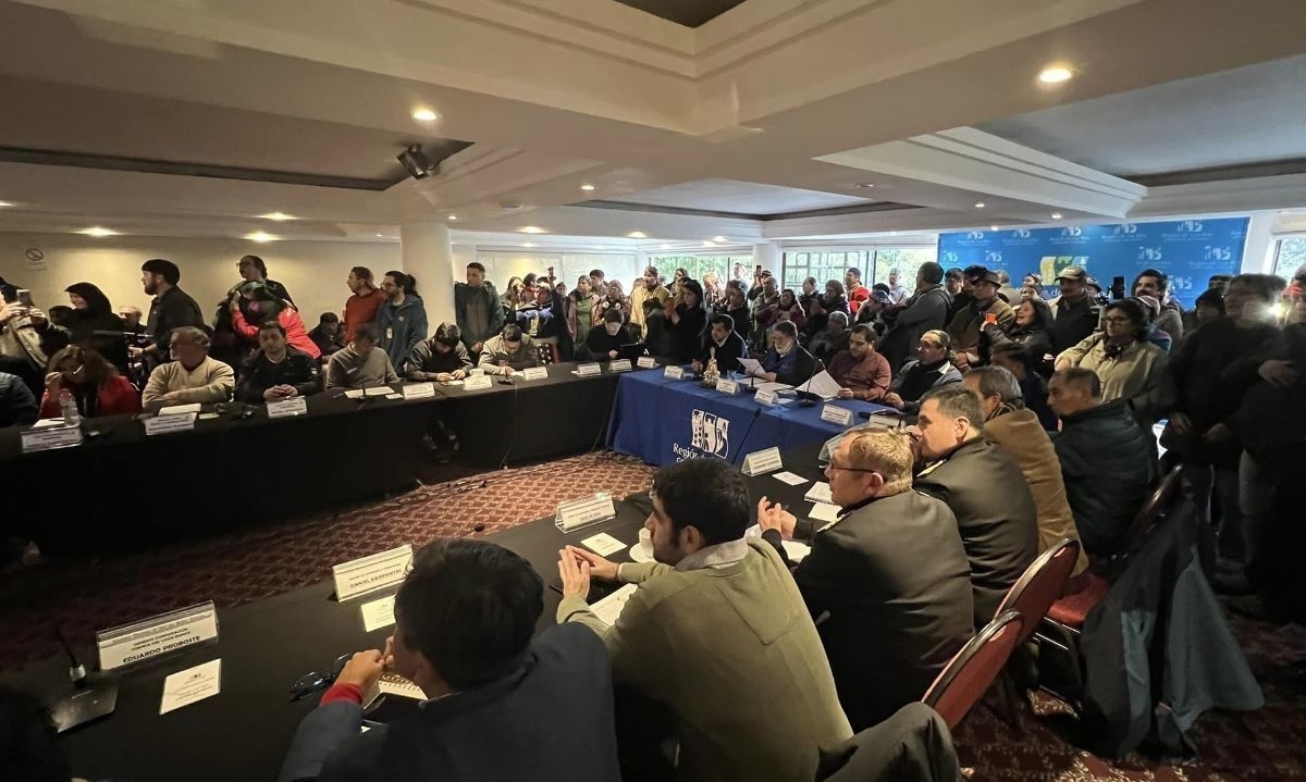 Trabajo de la Comisión del Uso del Borde Costero de la Región de Los Ríos. Crédito: Cedida