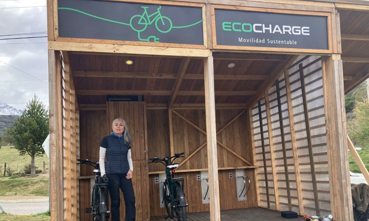 Inauguran nueva estación de carga para ebike en Región de Aysén 