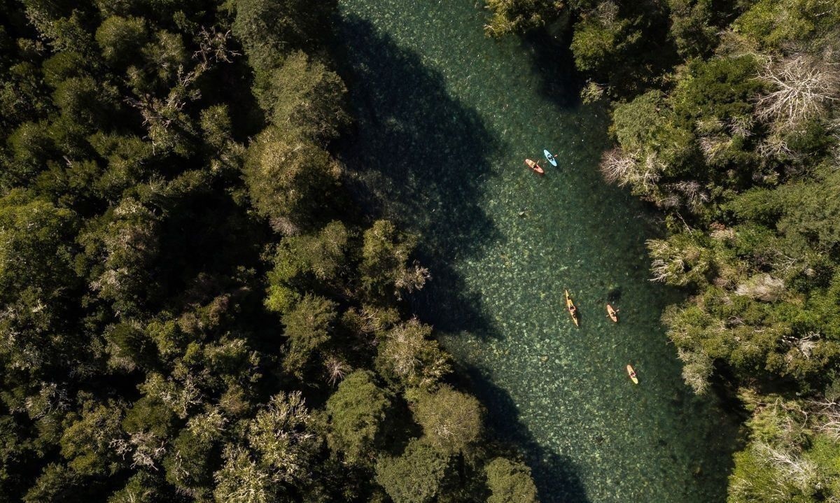 Actividades en el río Cau Cau. Crédito: Carlos Lastra.