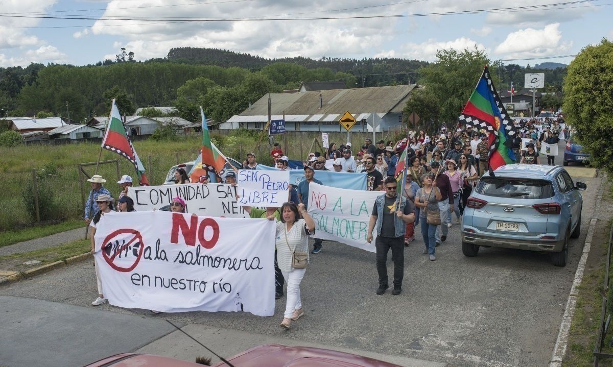 Manifestación realizada por vecinos y organizaciones socioambientales del territorio. Crédito: Cedida.