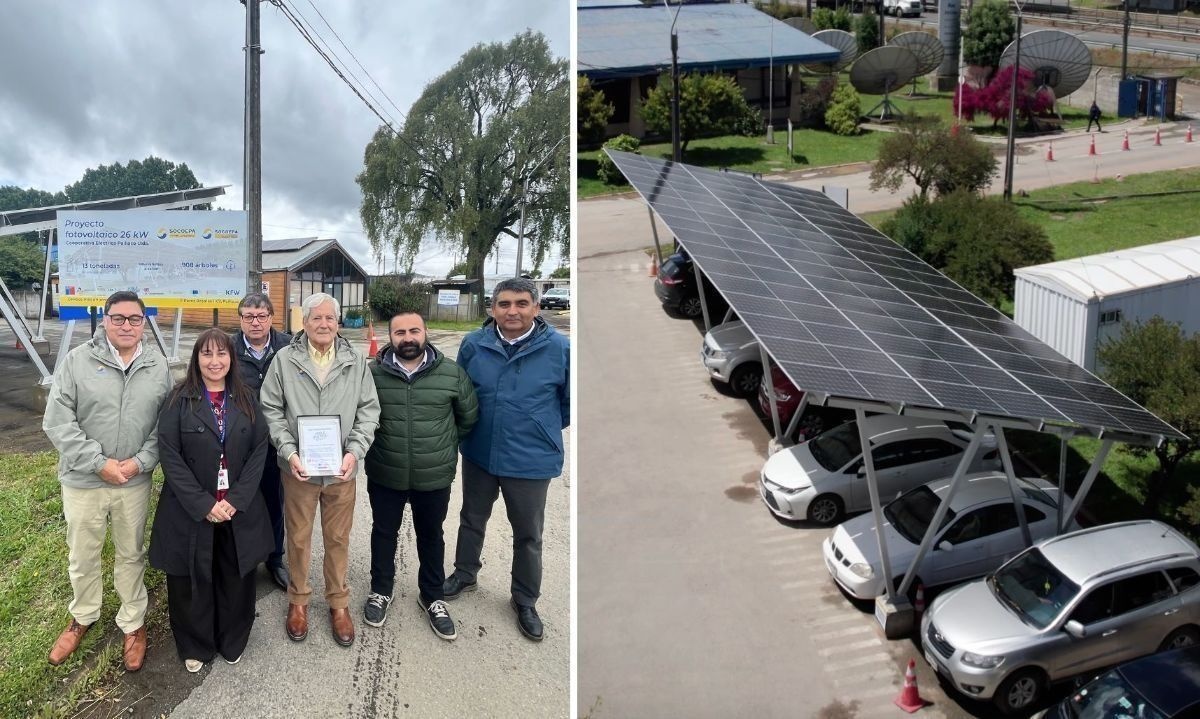 Cooperativa Socoepa transformó su estacionamiento en fuente de energía solar fotovoltaico 