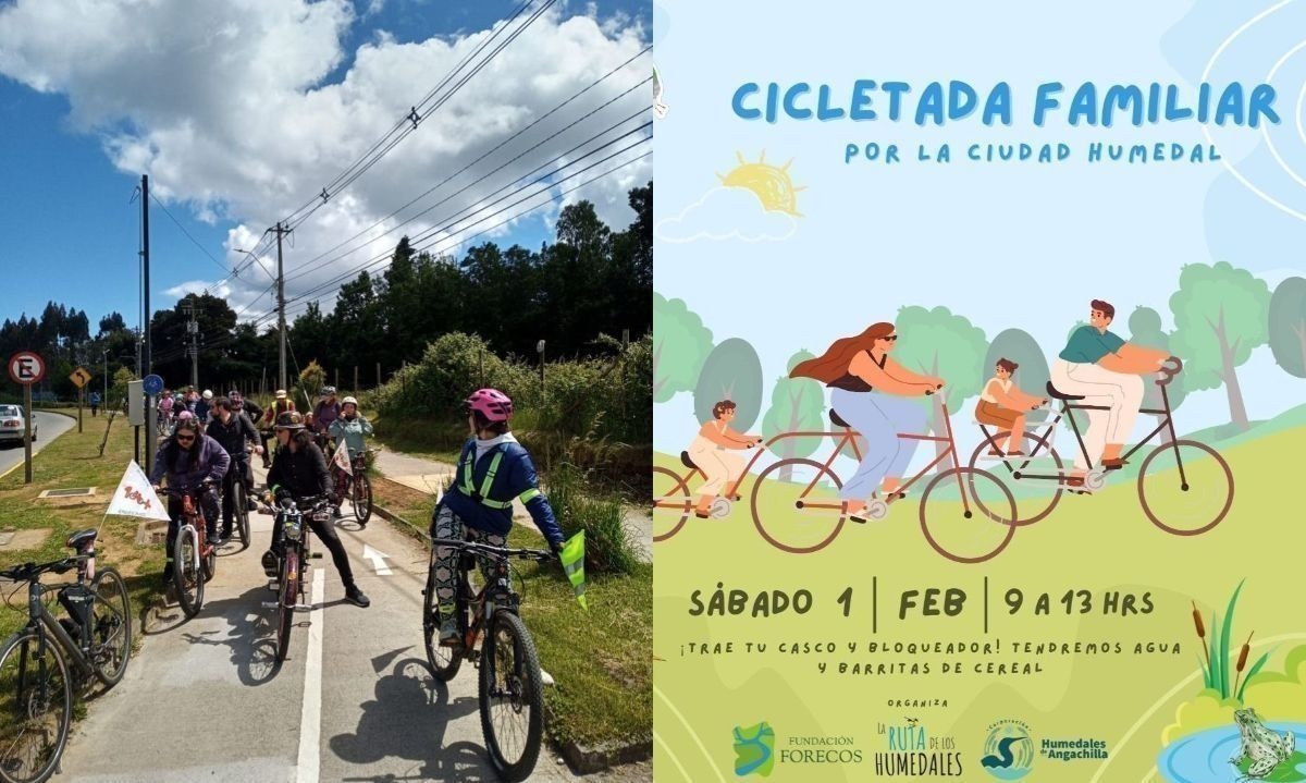 Realizarán Cicletada Familiar por la Ciudad Humedal  