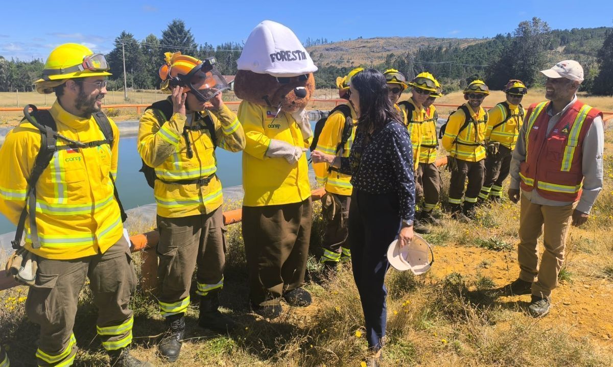 Los Ríos cuenta con piscina de 360 mil litros para el combate de incendios forestales