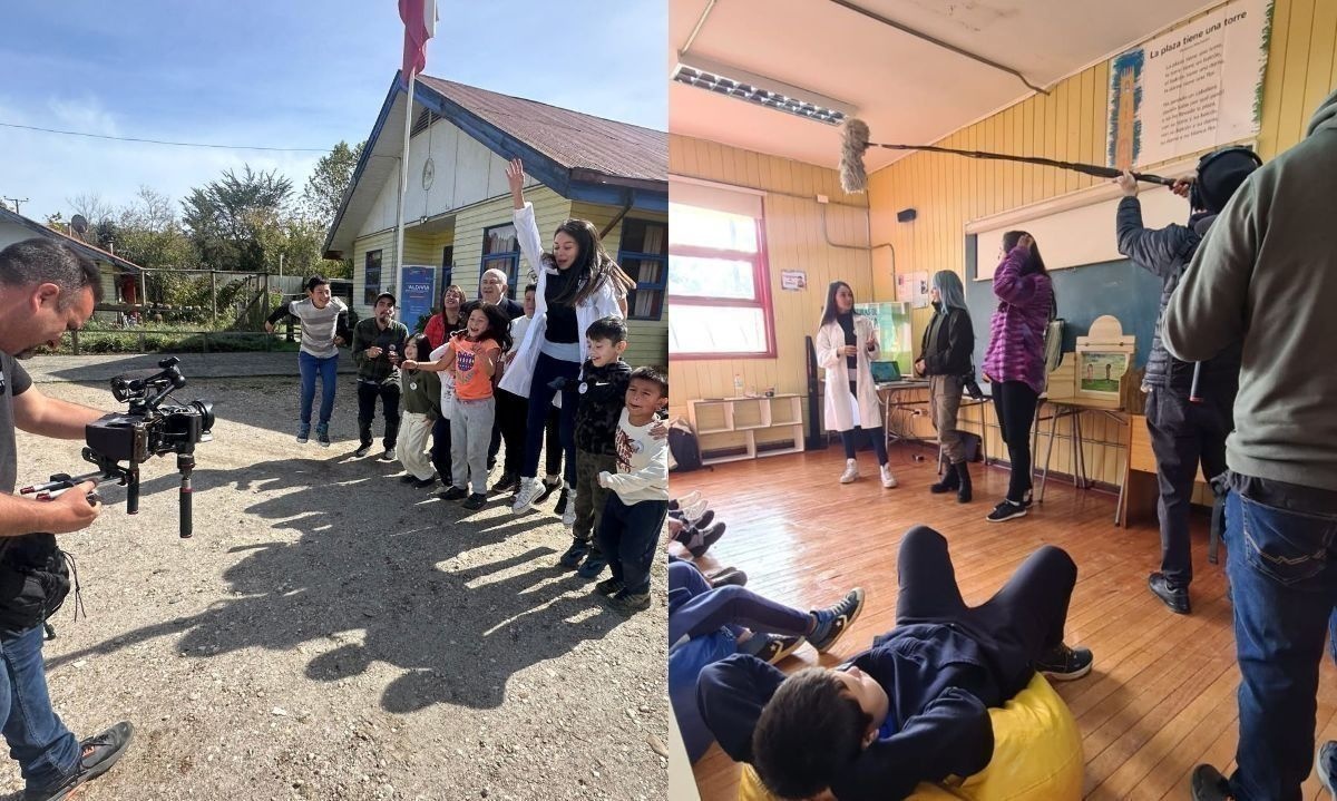 Escuela rural de la Provincia de Valdivia fue destacada en programa de NTV