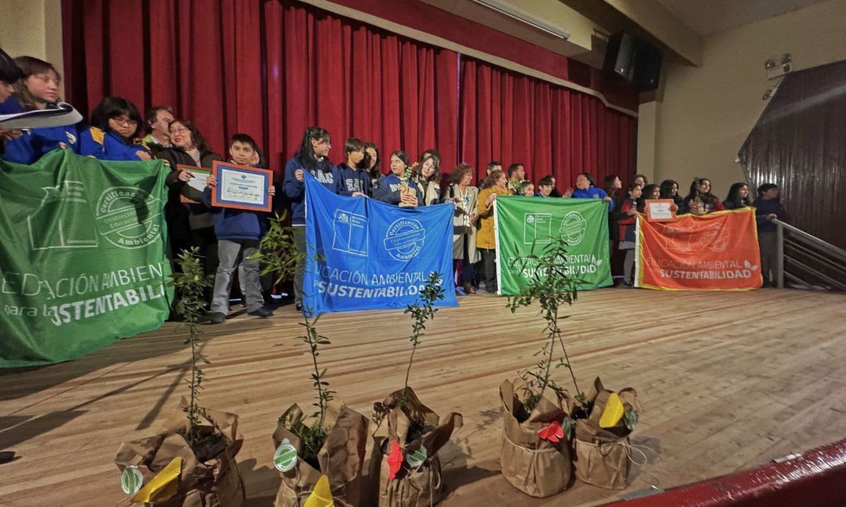 Certificación de las escuelas de la provincia. Crédito: Seremi de Medio Abiente.